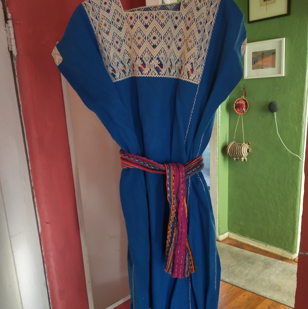 Handmade Guatemalan / Mexican dress XL - XXXL (belt not included)
